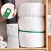Storage artifact for bundling quilts, clothes and quilts