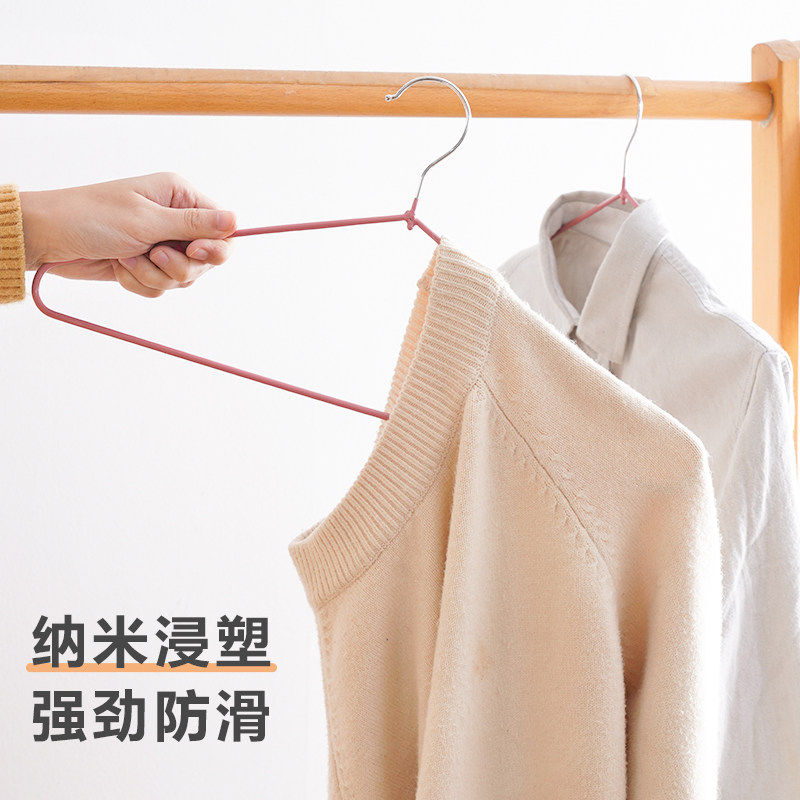 加粗加大衣架家用挂衣架子无痕防滑防肩角衣撑凉晾晒衣服撑子挂架