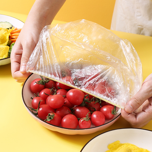 一次性保鲜膜套罩食品家用冰箱保鲜袋专用带松紧口PE高压膜套