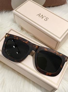 大框潮流墨镜女高级感白色