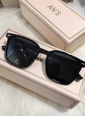 韩国情侣墨镜方圆脸男女痞帅