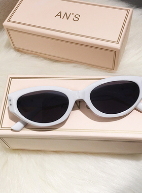 猫眼复古墨镜女高级感辣妹