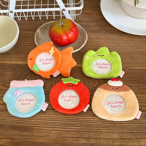 少女玩心原创大杂烩吧唧包挂件可爱毛绒迷你小痛包圆形徽章保护套 - 图2