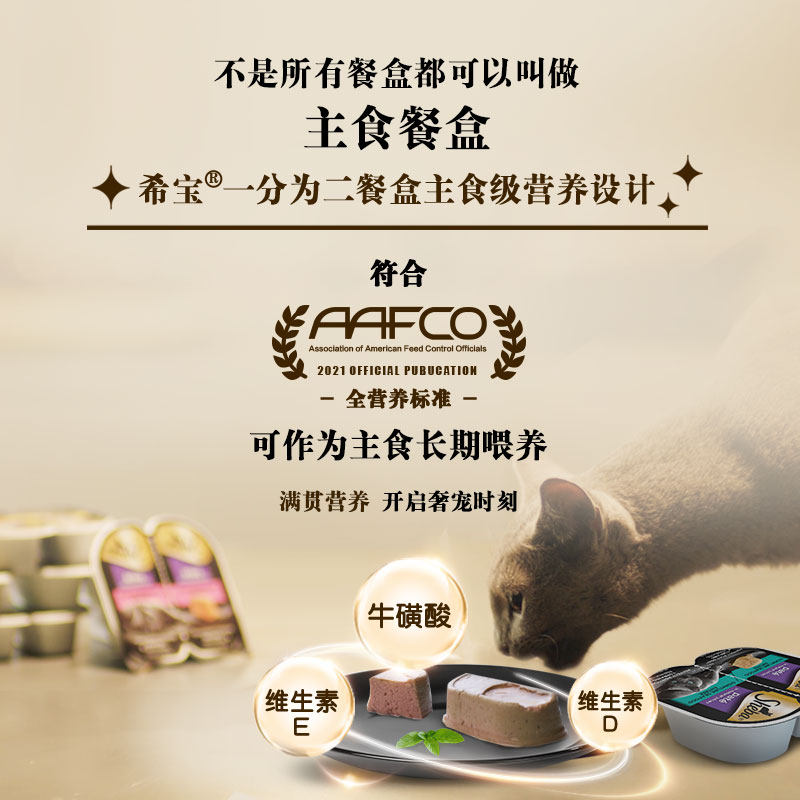 sheba希宝一分为二餐盒猫罐头成幼猫咪零食营养增肥主食罐头75g*6,淘宝优惠券,粉丝福利购,淘宝优惠卷