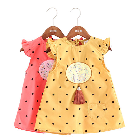 Apron baby coverall waterproof eating bib four seasons