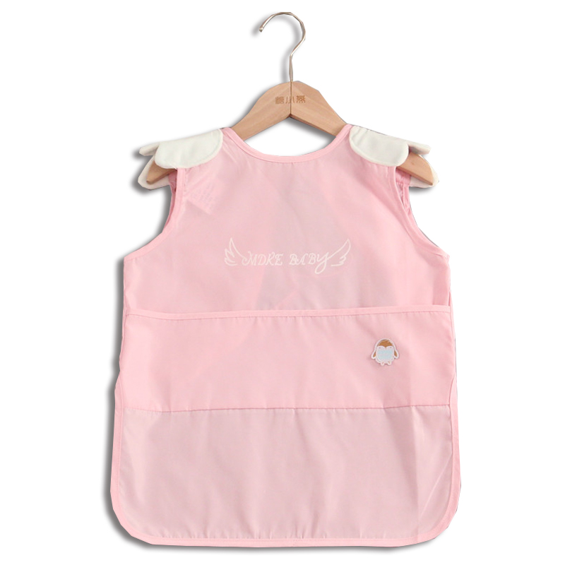 Children's sleeveless blouse angel wings bib eating clothes
