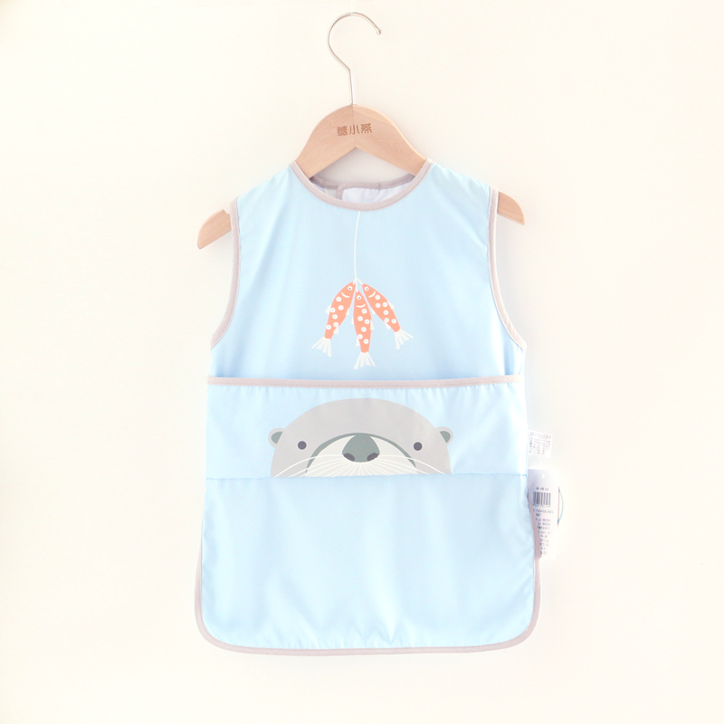 Bibs waterproof and stain-proof baby coveralls for eating and fashionable