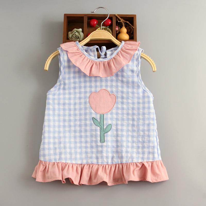 郁金香女宝宝无袖罩衣儿童洋气公主围裙纯棉婴儿辅食防水吃饭围兜,淘宝优惠券,粉丝福利购,淘宝优惠卷