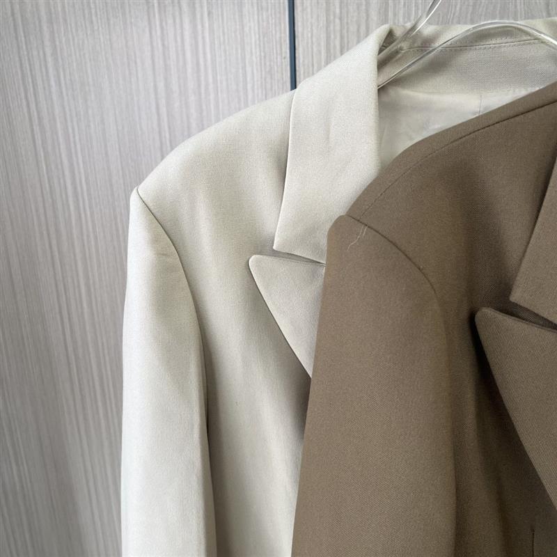 9653品牌钱柜精品女装时尚设计款宽松西装外套 - 图0