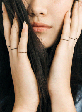 李栋旭同款xte戒指925李砚李东旭