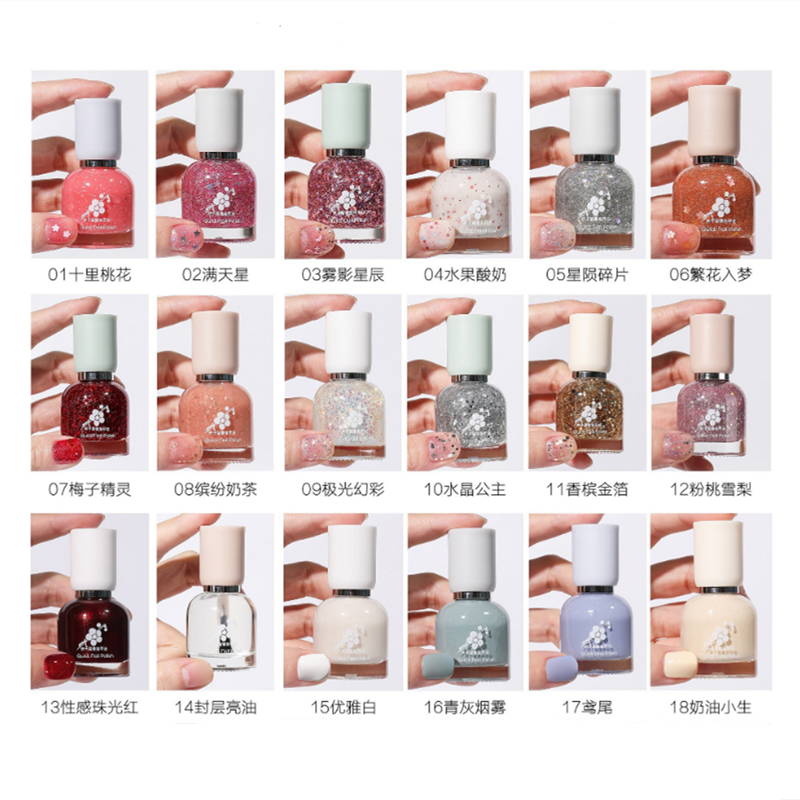 跨境BGVE留香快干指甲油不可剥炫彩指甲油微胶亮面钻石免烤甲油,淘宝优惠券,粉丝福利购,淘宝优惠卷