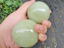 Natural Afghanistan jade handball practicing hand jade ball fitness ball handball health care Play for old man solid massage to play