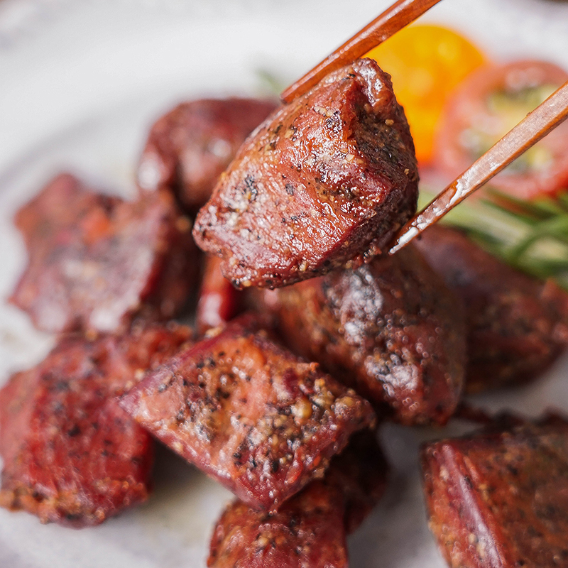 美式烤牛肉 五香黑椒手撕牛肉 藤椒牛肉高蛋白网红零食秋冬等一味 - 图0