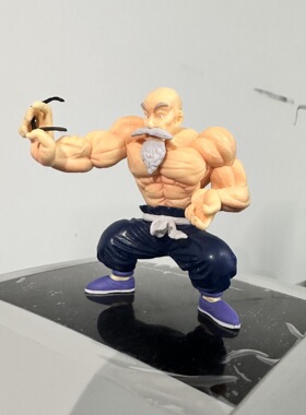 七龙珠手办肌肉龟仙人车载桌面摆件批发玩具二次元动漫模型迷你