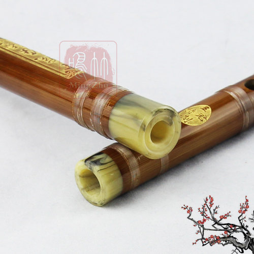 白铜双插笛子包邮送赠品鸣竹王君制厂家直销专业演奏型特制老苦竹 - 图3