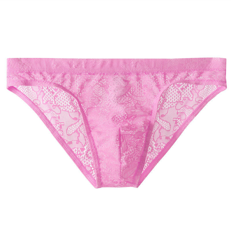 君也男士蕾丝透明内裤低腰性感冰丝透气三角裤潮男青年短裤头,淘宝优惠券,粉丝福利购,淘宝优惠卷