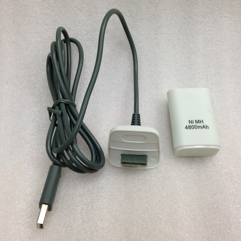 XBOX360无线手柄电池包 充电电池 充电线XBOX 360手柄数据 连接线 - 图3