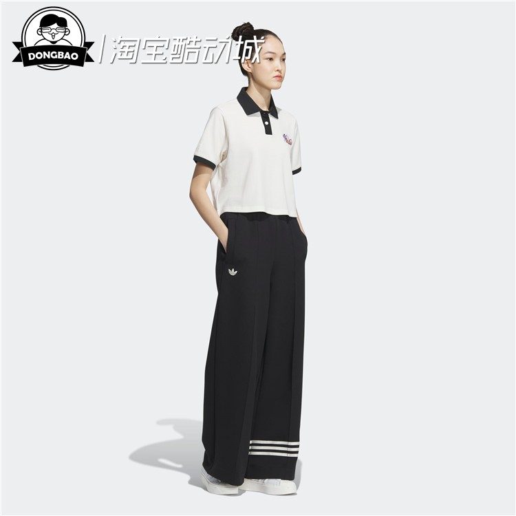 4月三叶草ADIDAS阿迪达斯MONKEY女子运动短袖POLO衫IP1778/IP1777 - 图2