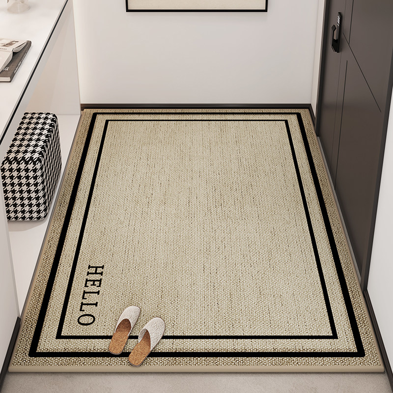 轻奢高级入户门地垫新款防滑进门玄关脚垫家用耐脏防滑可定制地垫,淘宝优惠券,粉丝福利购,淘宝优惠卷