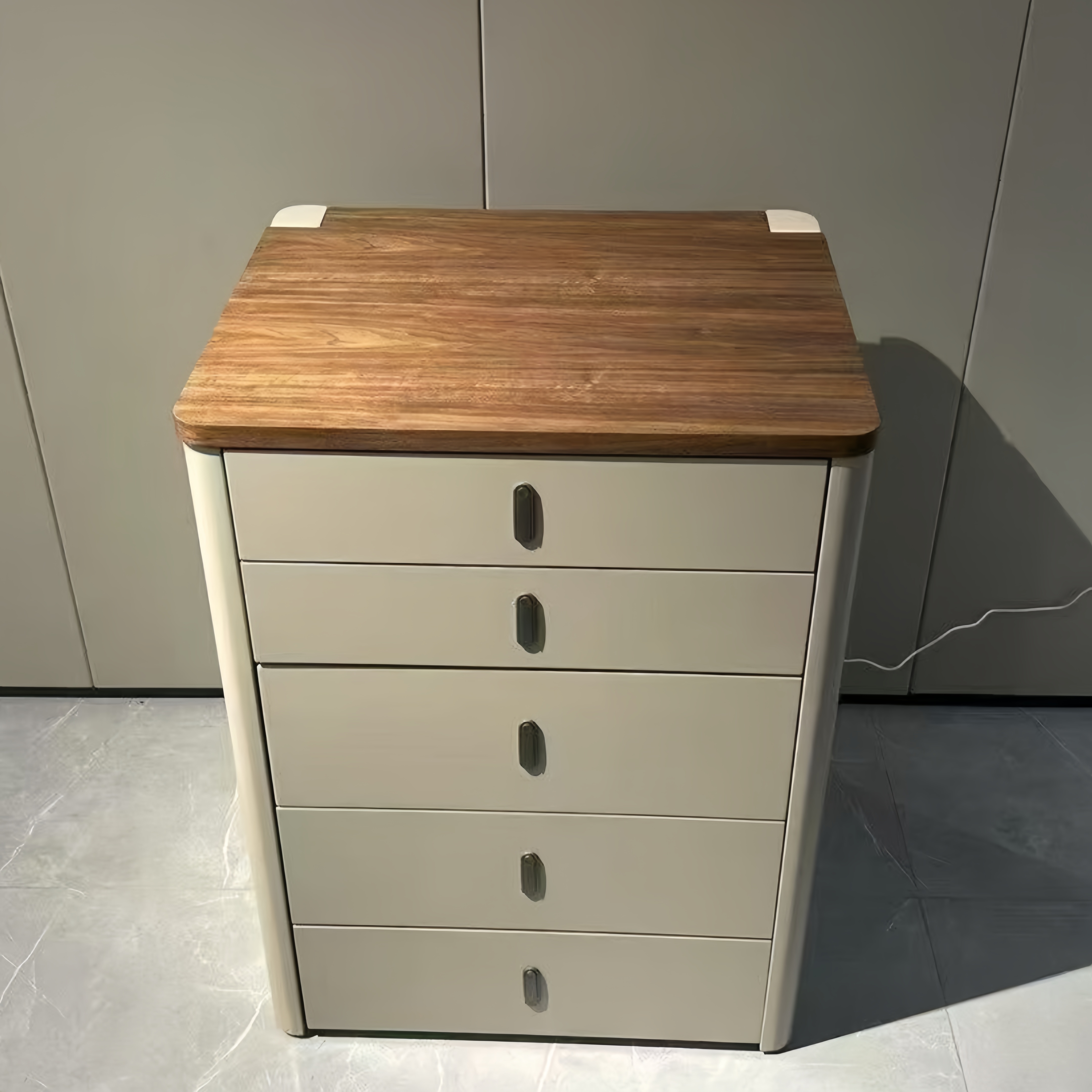 XD095意式极简多功能梳妆台轻奢卧室收纳化妆桌小户型斗柜妆台凳 - 图0