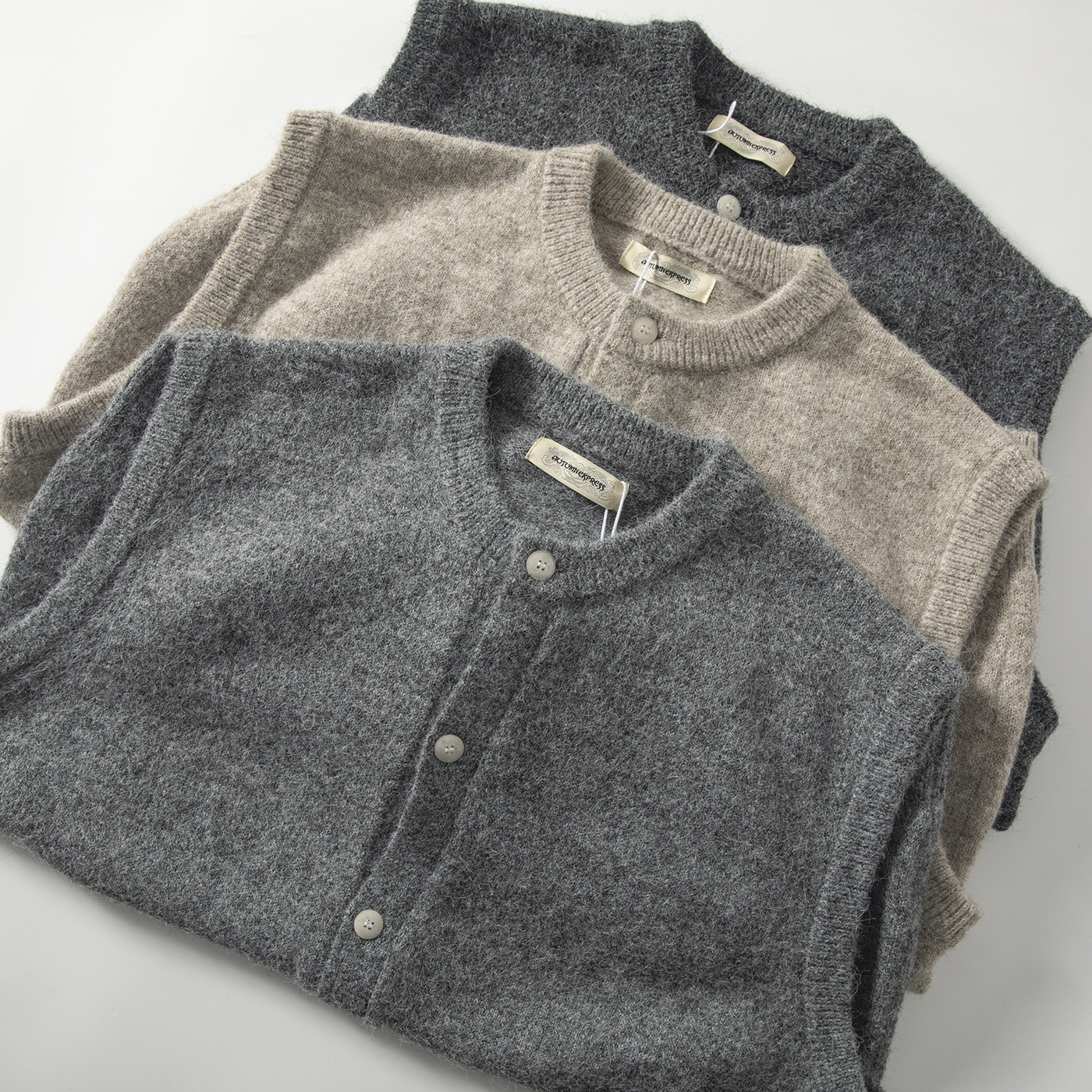 男女针织羊毛开衫秋冬复古单排扣立领休闲马甲叠穿百搭坎肩小外套,淘宝优惠券,粉丝福利购,淘宝优惠卷