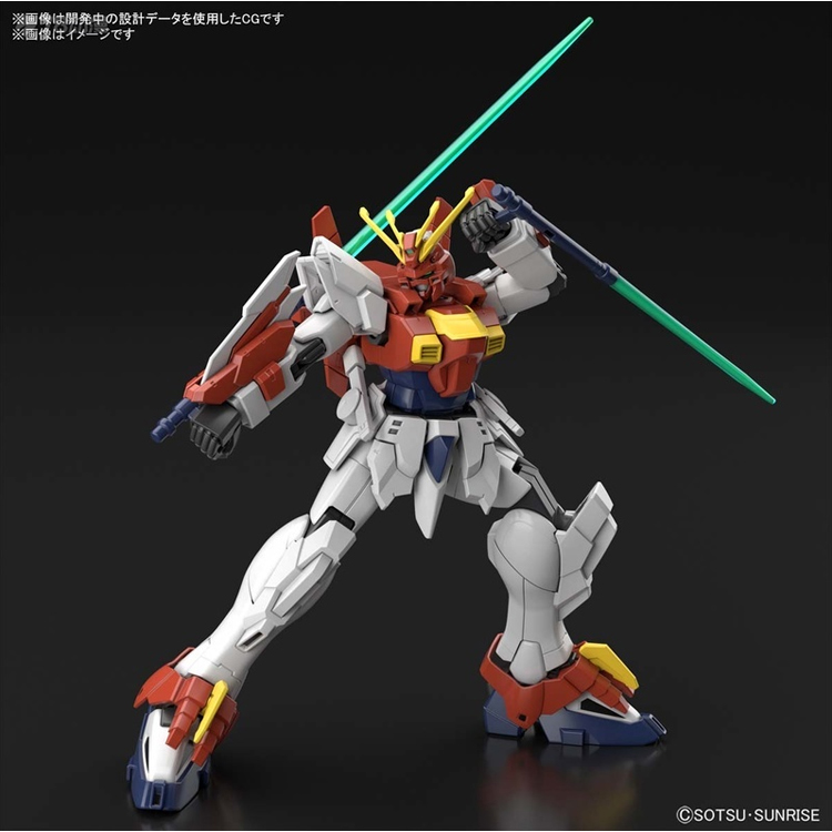 万代 HG 高达破坏者 对战记录 炽热高达1/144 拼装模型 - 图3