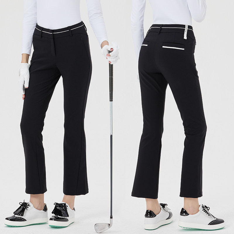 BG新款高尔夫长裤女裤春夏款修身显瘦女士微喇球裤户外运动直筒裤,淘宝优惠券,粉丝福利购,淘宝优惠卷