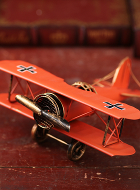 复古风飞机房间店铺酒吧装饰品