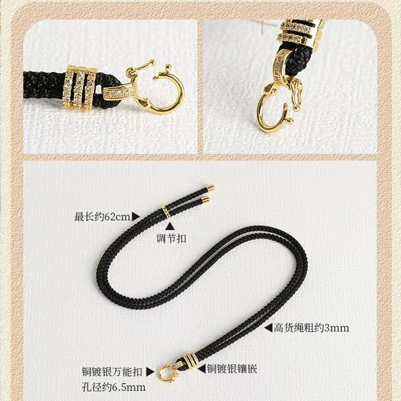 玉器镀银镀金万能扣项链挂绳镶嵌吊坠佛牌挂件可拆卸毛衣链吊坠扣,淘宝优惠券,粉丝福利购,淘宝优惠卷