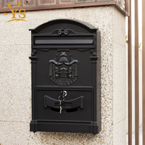 Eurobox Outdoor Home Villa Hanging Wall Creative Newspaper Box With Lock Retro Mailbox Rain-Proof Pendulum