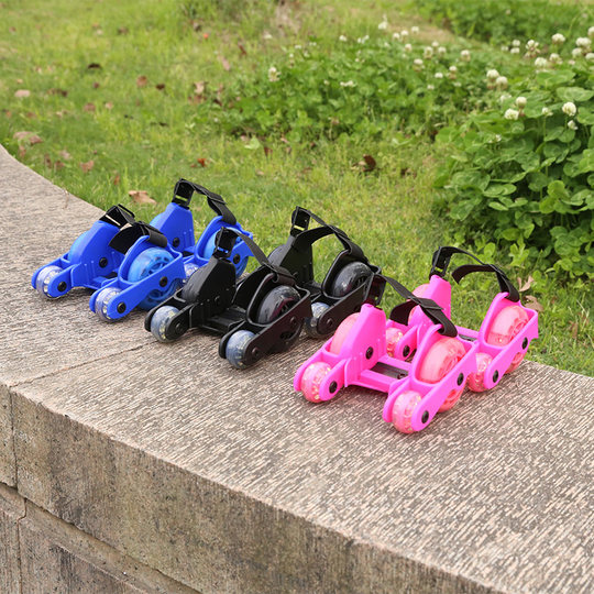 Set of pulley stars on shoes