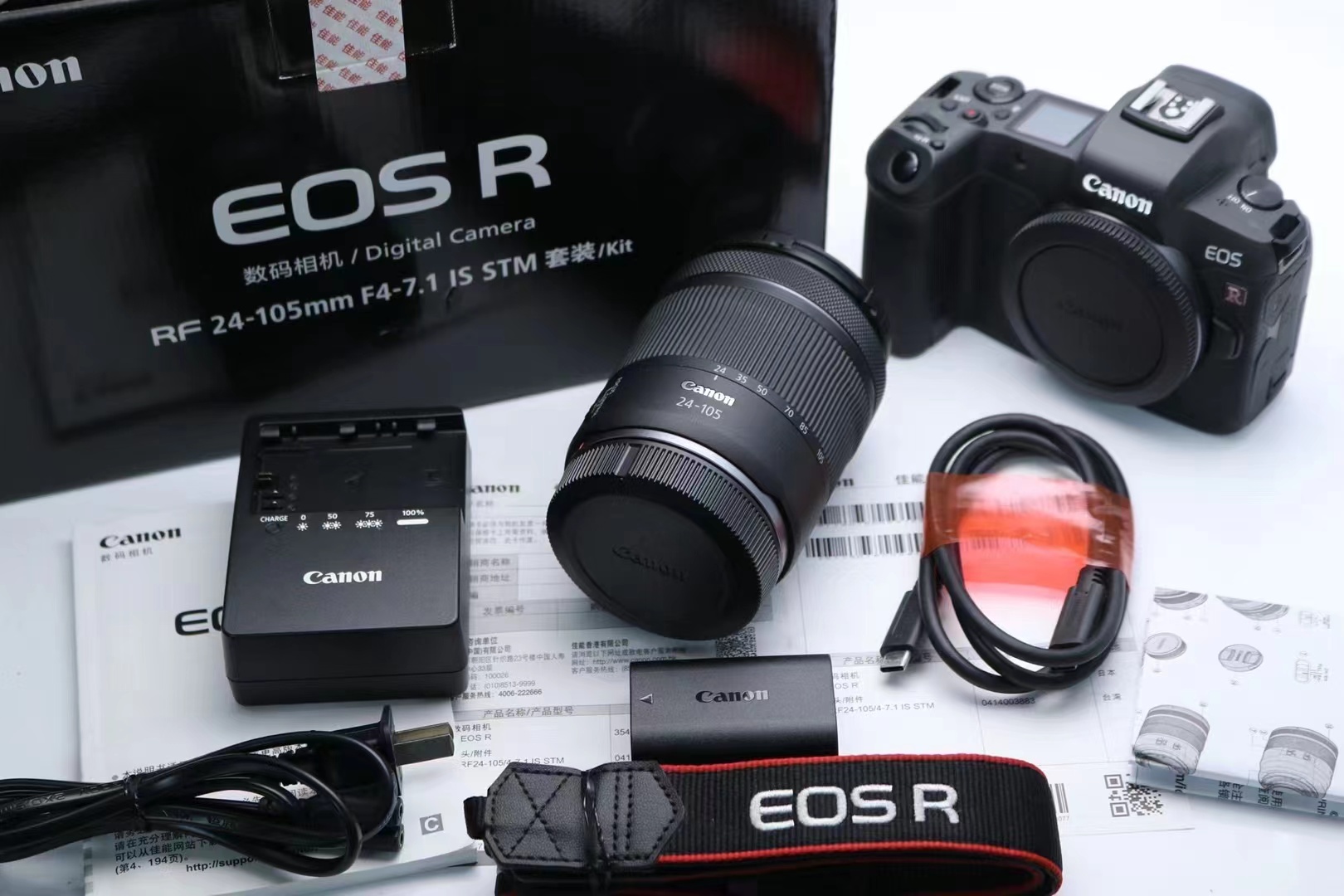 佳能 EOS R  R5 R6全画幅专业微单相机EOSRP单机身EOSR - 图0