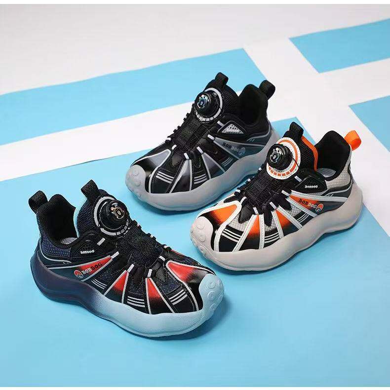 巴布豆儿童网面运动鞋2026春夏季网面男童旅游鞋女孩休闲鞋透气