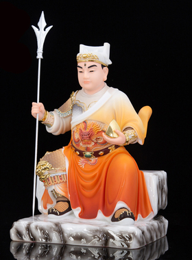 宗教风神像摆件汉白玉新品