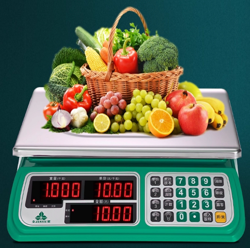 电子秤金叶牌电子计价秤30kg商用蔬菜水果猪肉市场生意秤电子台秤 - 图2