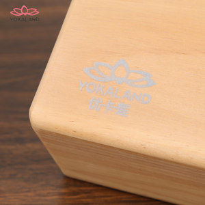 优卡莲瑜珈辅具 艾扬格瑜伽砖 木质瑜珈砖实木超硬空心微瑕不退换