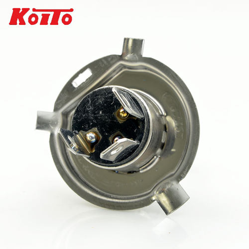 日本koito小糸汽车摩托车卤素前大灯泡H4超亮55W100W三爪远近一体 - 图2