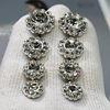 Exquisite flower metal spring and summer skirt shirt rhinestone button