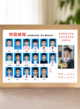 儿童成长记录相框毕业相框