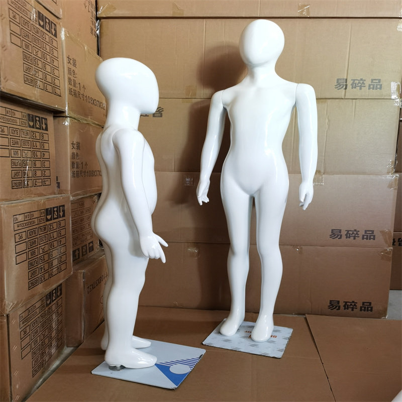 儿童模特童装店衣服展示模特道具白色烤漆高档全身模特架子模型,淘宝优惠券,粉丝福利购,淘宝优惠卷