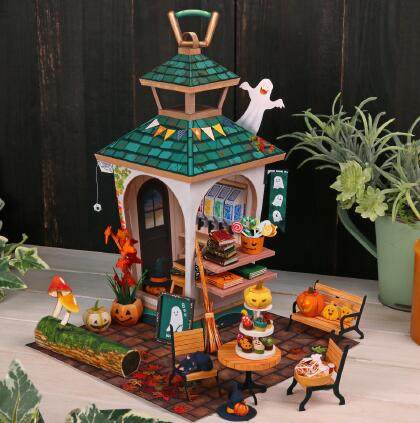 DIY cottage burger ice cream car shop scene