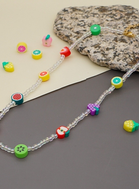 KST玻璃米珠女很春夏项链包邮