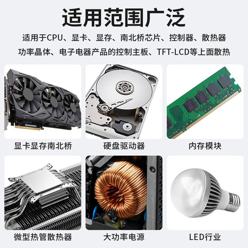 鹿仙子高导热硅胶片垫片笔记本电脑显卡显存绝缘散热贴片硅胶贴片 - 图3