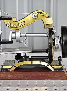 铁艺摆件复古老式缝纫机模型道具