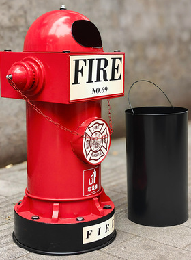消防栓模型垃圾筒摆件创意垃圾桶