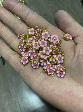 铜配合金高货花生糖果袋仿古过线圈DIY百搭奢华手机包链钥匙扣