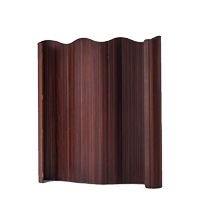 Red Wine Screen Method Medieval Antique Screen Pine Wood Arc Top Curve Villa Folding Screen Taku Silent Screen Walnuts