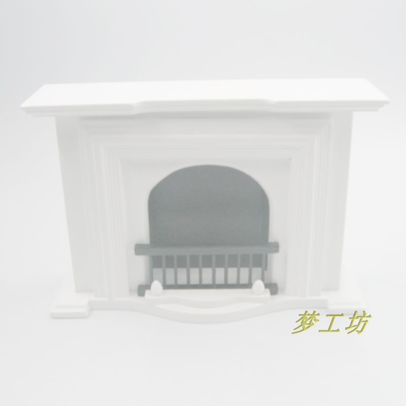 1:12娃娃屋diy小屋dollhouse迷你家具模型玩具成品壁炉 - 图2