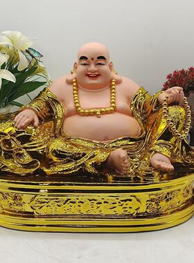 寺庙大肚弥勒佛像摆件