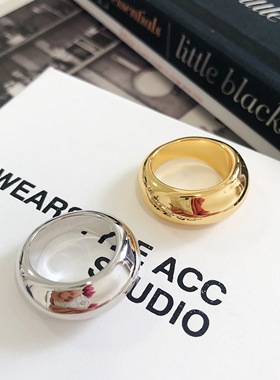 欧美网红简约冷淡风女ins大戒指